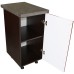 Corp inferior cu 1 Usa Dreapta Zebra, Wenge/MDF Wenge Mustata, blat Beton 40 x 85 x 60